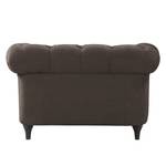 Fauteuil Thory antieke leerlook - Bruin