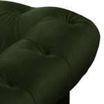 Fauteuil Thory fluweel - Antiek groen