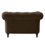 Fauteuil Thory Velours - Marron