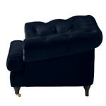 Fauteuil Thory fluweel - Donkerblauw