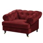 Fauteuil Thory Velours - Rouge