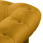 Fauteuil Thory fluweel - Mosterdgeel