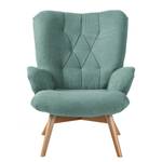 Fauteuil Tias Tissu - Bleu acier