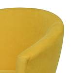 Fauteuil Tippytoe Tissu - Jaune moutarde