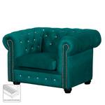 Fauteuil Torquay I microvezel Petrolblauw