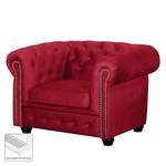 Fauteuil Torquay II Microfibre - Rouge