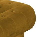 Fauteuil Torquay II Microfibre - Jaune moutarde