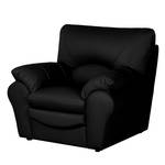 Fauteuil Torsby zwart echt leer