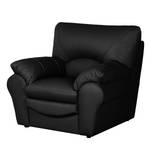 Fauteuil Torsby Imitation cuir - Noir