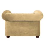 Fauteuil Upperclass fluweel - Beige