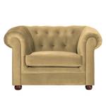 Sessel Upperclass Samt Beige