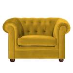 Fauteuil Upperclass Velours - Jaune