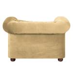 Fauteuil Upperclass Velours Avec coussins coussin Beige