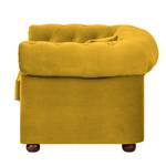 Fauteuil Upperclass Velours Avec coussins coussin Jaune