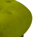 Fauteuil Upperclass fluweel met kussen groen