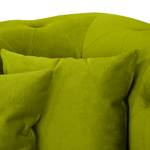 Fauteuil Upperclass Velours Avec coussins coussin Vert