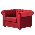 Fauteuil Upperclass fluweel - Rood