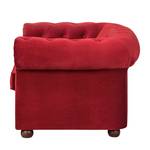 Fauteuil Upperclass fluweel - Rood