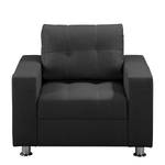 Fauteuil Upwell Tissu structuré - Anthracite - Avec repose-pieds