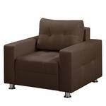 Fauteuil Upwell structuurstof - Bruin - Zonder hocker