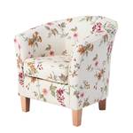 Sessel Lou Stoff Floral - Stoff Toja Beige geblühmt