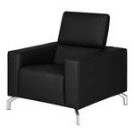 Fauteuil Varberg Cuir véritable noir