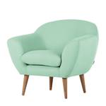 Fauteuil Villy structuurstof - Mintkleurig