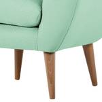 Fauteuil Villy structuurstof - Mintkleurig