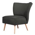 Fauteuil Wavre grijsbruin kunstleer - Antraciet