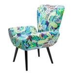 Fauteuil Wings Madagaskar meerkleurig vlakweefsel