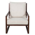 Fauteuil Woolwich geweven stof Stof Andra: Beige