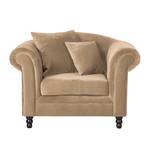 Fauteuil York Velours beige