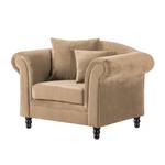 Fauteuil York Velours beige