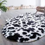 Tapis Tatori Fibres synthétiques - Noir / Blanc - 150 x 220 cm