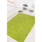 Tapis shaggy KiYDOO I Fibres synthétiques - Vert pistache - 133 x 190 cm