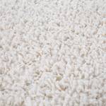 Tapis shaggy KiYDOO II Fibres synthétiques - Blanc - Diamètre : 133 cm