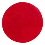 Tapis shaggy KiYDOO II Fibres synthétiques - Rouge - Diamètre : 100 cm
