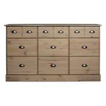 Apothekers sideboard Adrienne massief grenenhout steengrijs