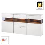 Sideboard Anzio Matt Weiß / Astnussbaum - Mit Beleuchtung