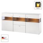 Sideboard Anzio Matt Weiß / Balkeneiche - Mit Beleuchtung