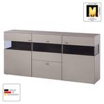 Sideboard Anzio Matt Fango / Astnussbaum - Mit Beleuchtung