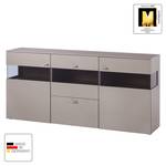 Sideboard Anzio Matt Fango / Balkeneiche - Mit Beleuchtung