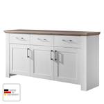 Sideboard Belding Kiefer Weiß Dekor / Eiche Dekor