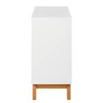 Credenza Brekille II bianco / quercia