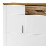 Dressoir Bromont mat wit / eikenhouten look