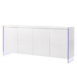 Sideboard Francesca (incl. verlichting) hoogglans wit