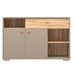 Dressoir Calvi III Steengrijs/Navarra eikenhoutkleurig - Hoekig