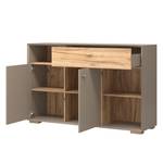 Dressoir Calvi III Steengrijs/Navarra eikenhoutkleurig - Hoekig