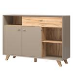 Sideboard Calvi III Steingrau / Eiche Navarra Dekor - Konisch