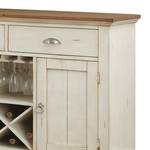 Sideboard Carrey wit massief populierenhout